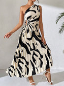 Vestido Midi Assimétrico Chanely - Essenza