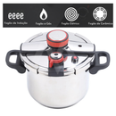 Panela de Pressão TurboChef Aço Inoxidável – À Prova de Explosões + Compre 1, Leve 2 + Brinde: Kit Utensílios