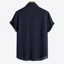 Camisa Manga Curta Lisa Hombre - Offertaza