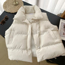 Colete Puffer Casual Feminino Gola Alta - Essenza