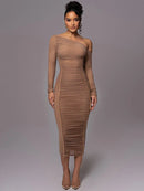 Vestido Midi Elegance Feminino - Essenza