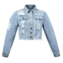 Jaqueta Jeans Feminina - - Essenza
