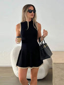 Vestido Curto Modern Gola Alta - Essenza