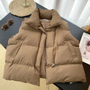 Colete Puffer Casual Feminino Gola Alta - Essenza