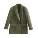 Blazer Feminino Alfaiataria Oversized Elegante - Essenza
