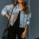 Jaqueta Jeans Feminina com Estampa Onça Print -  Essenza