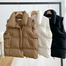 Colete Puffer Casual Feminino Gola Alta - Essenza