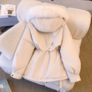 Jaqueta Feminina de Inverno com Capuz de Pelo Elegante - Essenza