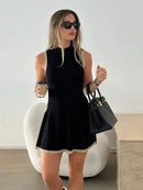 Vestido Curto Modern Gola Alta - Essenza