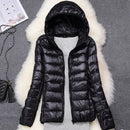 Jaqueta Feminina Puffer com Capuz - Essenza