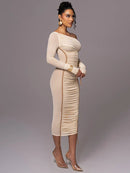 Vestido Midi Elegance Feminino - Essenza