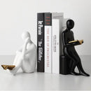 Aparador de Livros em Cerâmica Decorativo para Escritório e Estante Offertaza