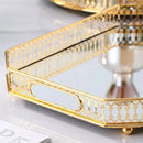 Bandeja Decorativa Retangular com Espelho para Banheiro e Sala Offertaza