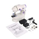 Mini Máquina Portátil Elétrica c/ Costura Reta Bivolt 110v/220v + MINI MESA EXTENSORA GRÁTIS