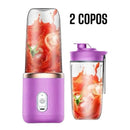 Mini Liquidificador Portátil prático e fácil de usar  - 400ml com 6 Lâminas 19% OFF
