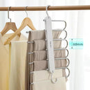 Cabide Organizador de Calças 6 em 1 para Guarda-Roupa Offertaza
