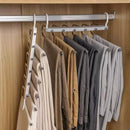 Cabide Organizador de Calças 6 em 1 para Guarda-Roupa Offertaza