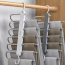 Cabide Organizador de Calças 6 em 1 para Guarda-Roupa Offertaza