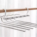 Cabide Organizador de Calças 6 em 1 para Guarda-Roupa Offertaza