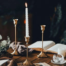 Candelabro Retrô de Metal para Velas e Decoração Clássica Offertaza