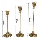 Candelabro Retrô de Metal para Velas e Decoração Clássica Offertaza