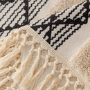 Capa de Sofá Estilo Boho em Algodão e Linho com Design 3D Offertaza