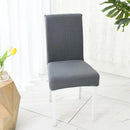 Capa Para Cadeira de Jantar Semi-impermeável Cinza Claro Offertaza