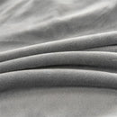 Capa de Cadeira de Jantar Suede Premium Impermeável Cinza Offertaza