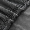 Capa de Cadeira de Jantar Suede Premium Impermeável Cinza Escuro Offertaza