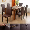 Capas para Cadeiras de Jantar Couro PU Impermeáveis Offertaza