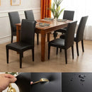 Capas para Cadeiras de Jantar Couro PU Impermeáveis Offertaza