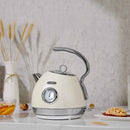 Chaleira Elétrica Retro Schneider 220V Luxe Inox 1.8L - Offertaza