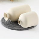 Vasos Decorativos Cerâmica Rústica para Sala e Escritório 3 Peças Offertaza