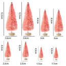 Conjunto Mini Árvores de Natal em Pinheiro para Decoração Offertaza