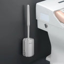 Escova Sanitária de Silicone com Suporte para Banheiro Offertaza