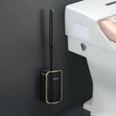 Escova Sanitária de Silicone com Suporte para Banheiro Offertaza