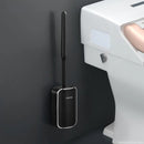 Escova Sanitária de Silicone com Suporte para Banheiro Offertaza