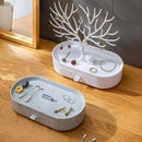 Porta Jóias Acrílico Design Árvore com Gaveta para Organizar Acessórios Offertaza