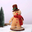 Boneco de Pelúcia Biscoito Natalino para Decoração Festiva Infantil Offertaza