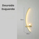 Luminária de Parede LED Minimalista Moderna com Controle Remoto Offertaza