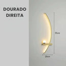 Luminária de Parede LED Minimalista Moderna com Controle Remoto Offertaza