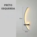 Luminária de Parede LED Minimalista Moderna com Controle Remoto Offertaza