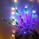 Árvore de Natal LED com Galhos Iluminados para Decoração Offertaza