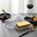 Manteigueira de Vidro Elegance com Tampa