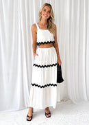 Conjunto Cropped e Saia Longa Beatriz - Essenza