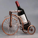 Porta Vinho Decorativo Metal Formato Bicicleta Design Retro Cobre Offertaza