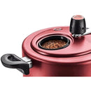Panela de Pressão com Visor 4,5L Antiaderente - Vermelha