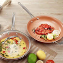 Conjunto de Panelas de Cobre Antiaderentes 10 Peças - Tradição