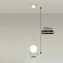 Lustre Pendente de Vidro com LED para Sala e Quarto Offertaza