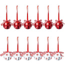 Enfeites de Natal de Metal com Sinos e Flocos de Neve Offertaza